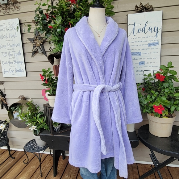 Plush & Periwinkle Ruffle Hem Lounge Set